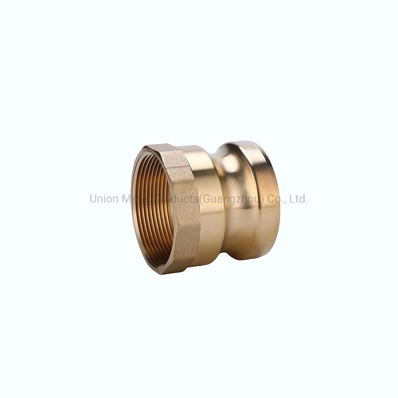 Brass Dust Cap Rubber Hose Fitting Cam Groove Coupling Type DC