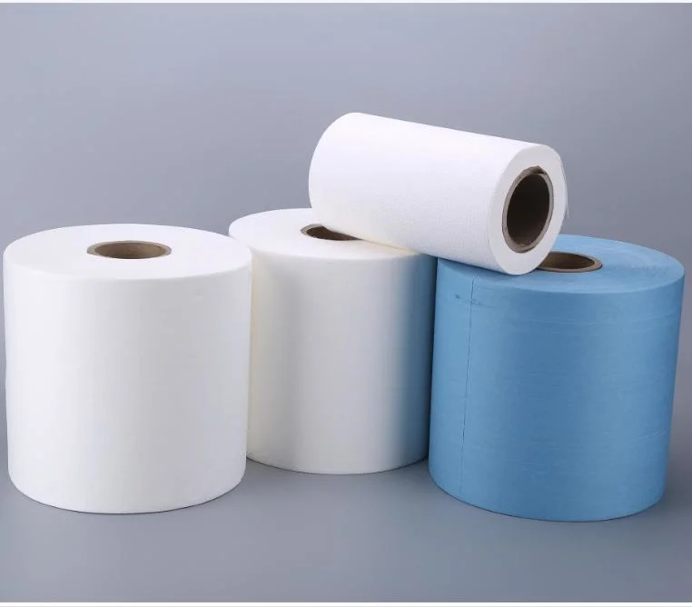 50% Polyester and 50% Woodpulp Spunlace Nonwoven Fabric, Plain/Mesh Polyester Non Woven Fabric, Pet Spunlace Nonwoven Fabric