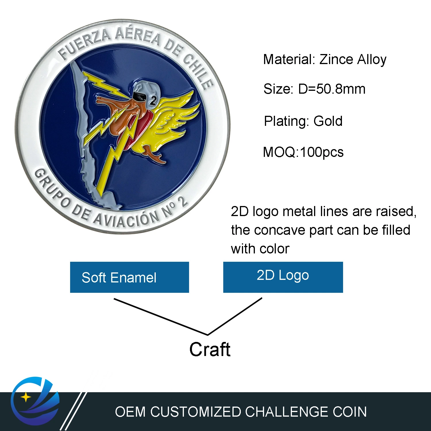 Original Factory Custom Metal Art Craft Challenge Coins Promotional Gift Military Honor Badge with Free Design