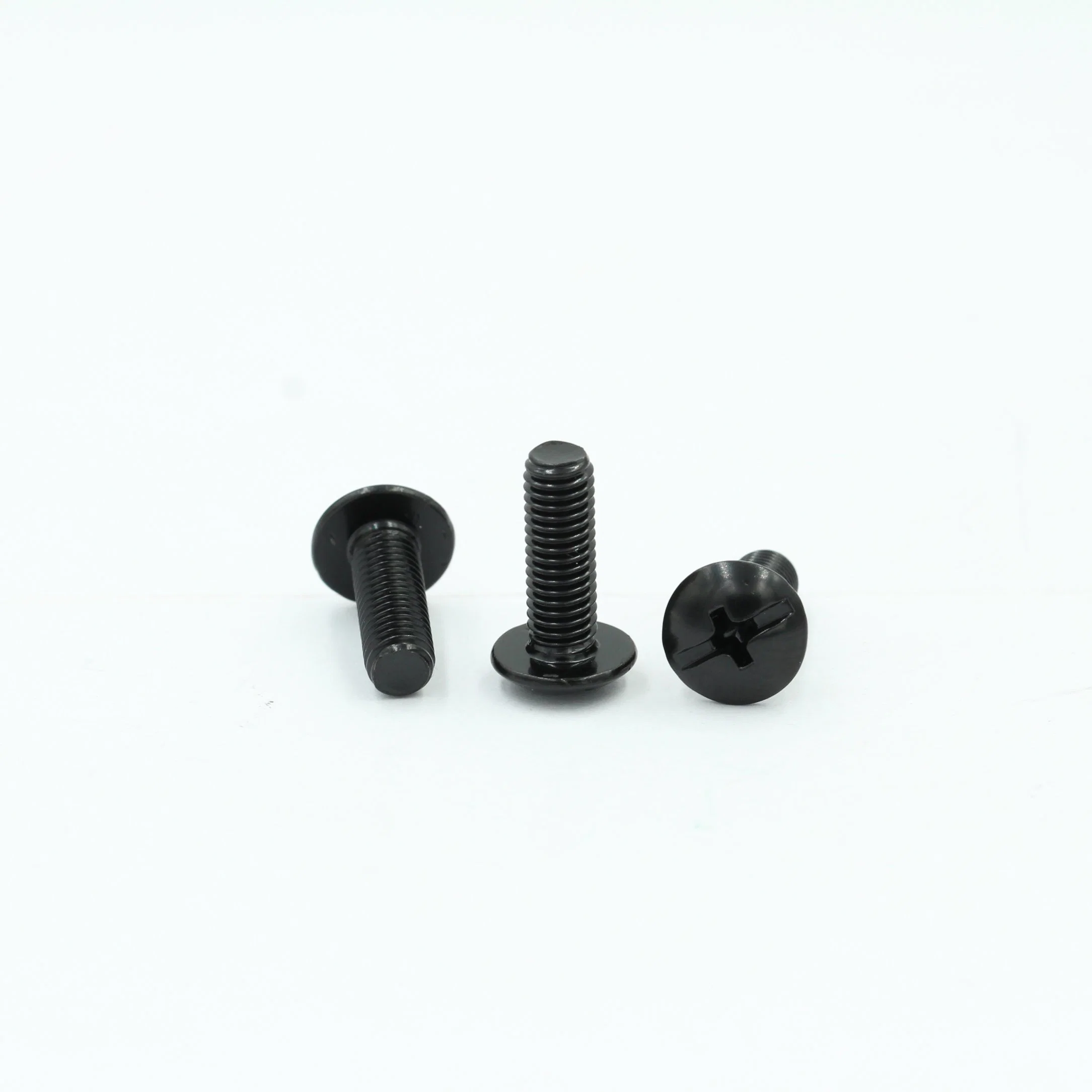 Stainless Steel ANSI Cross Slotted Head Black Pan Head Wood Phillips Truss Head Machine Screw