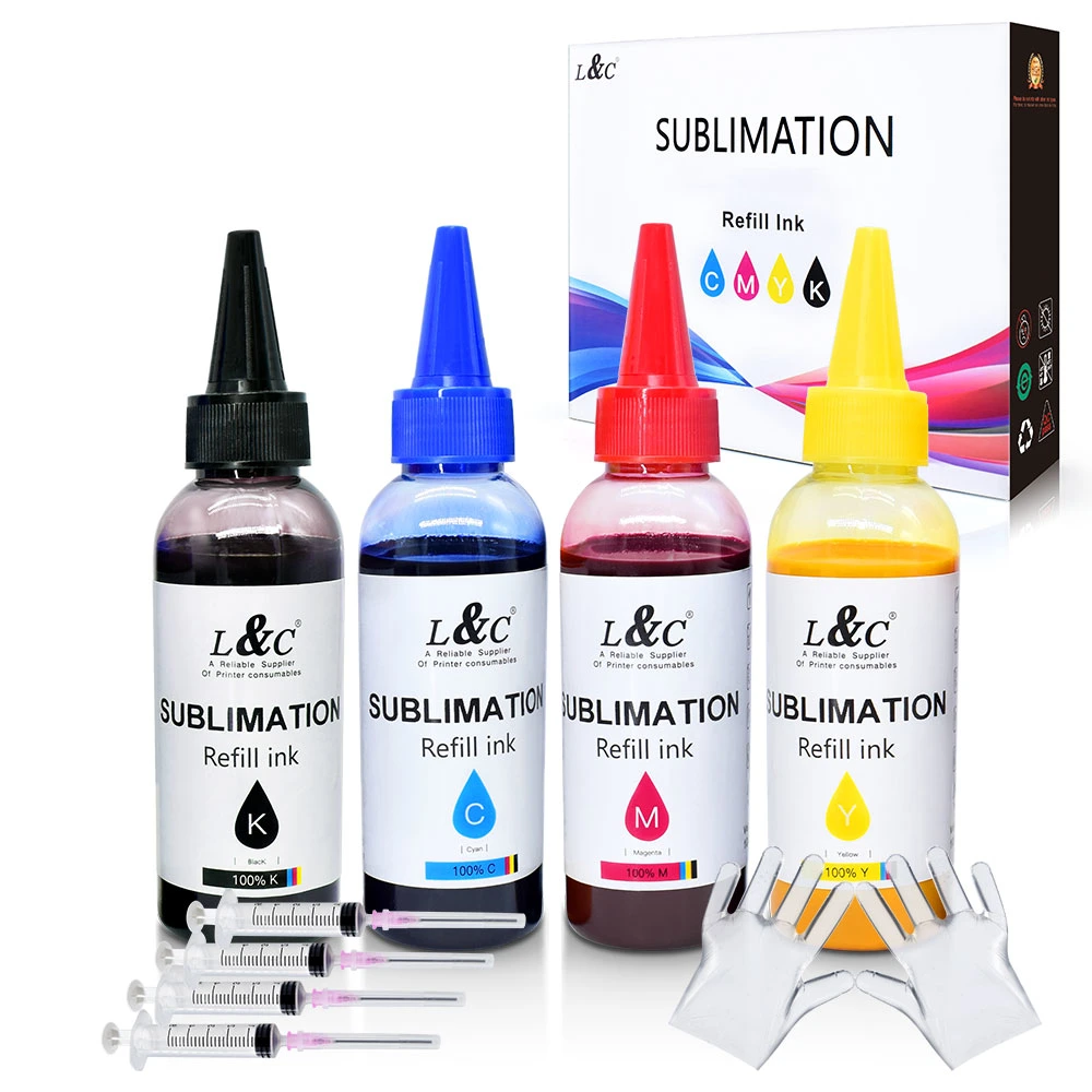 L&C Textile Printing Sublimation Printing Ink Cheap Bulk Dye Sublimation Ink for Epson L1110 2720 T5270 T3000 T5000 T502 L3115 F7200