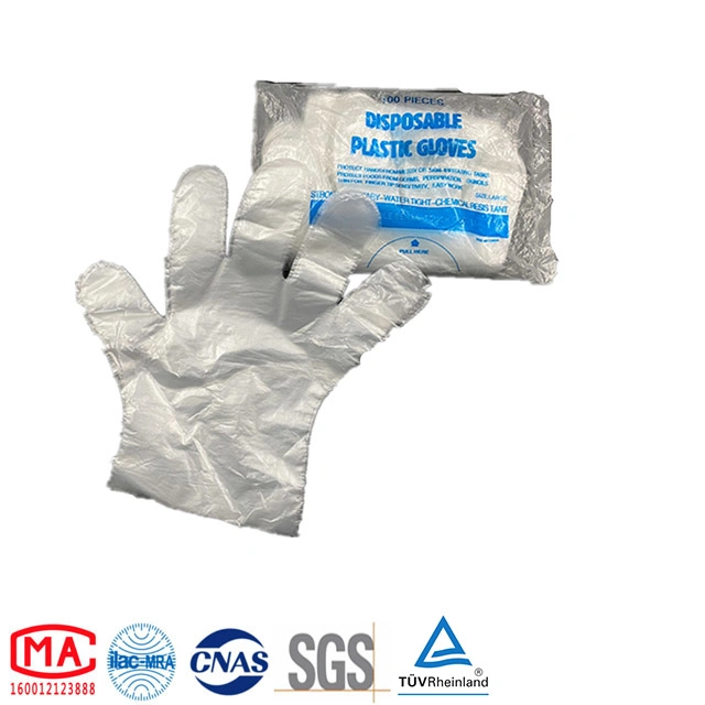 Disposable Glove Strap Perforated for Easy Hanging Household PE Gloves