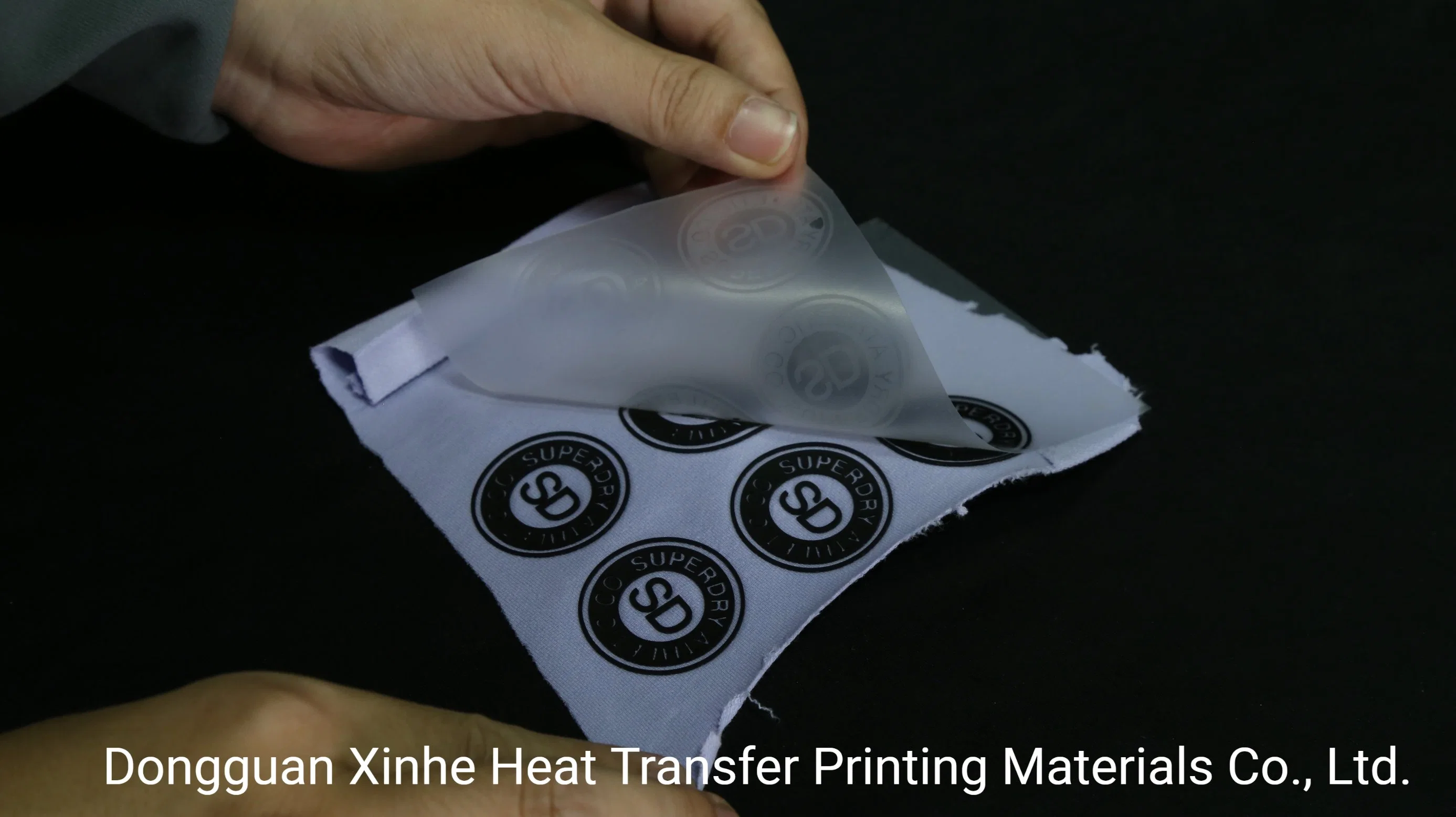 Item Printing Apparel Printing Size Label Transfer Pet Film Heat Press Transfer