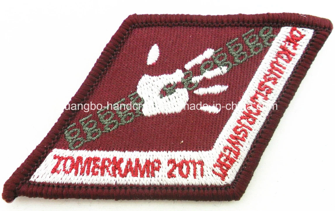 Newly Good Quality Garment Badge Embroidery Design