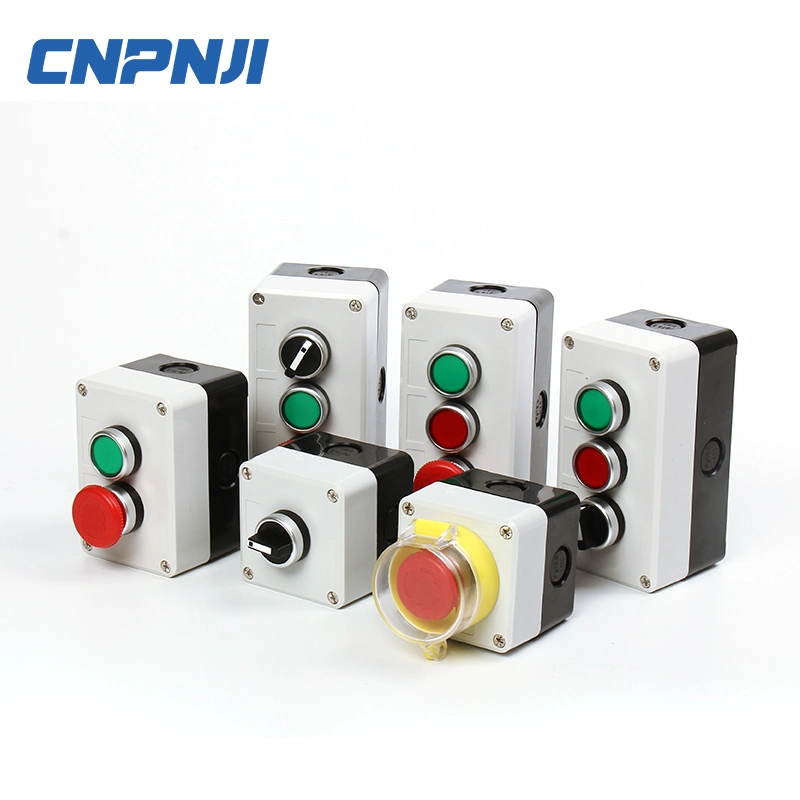 Waterproof IP65 Button Box Switch Box Emergency Stop Signal Light Operation Control Box