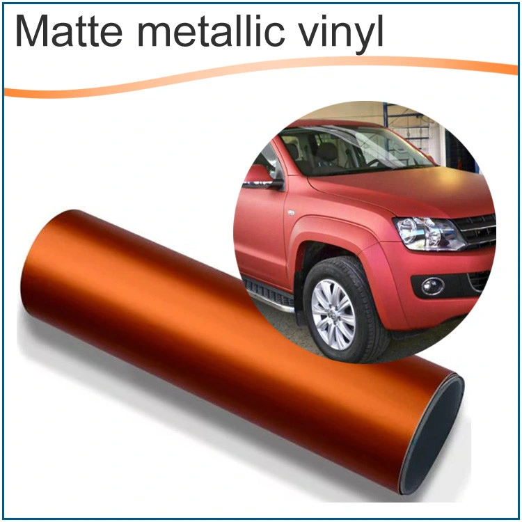 Matte Metallic Vinyl Wrap Matt Car Wrapping Film Covering with Air Bubble Free