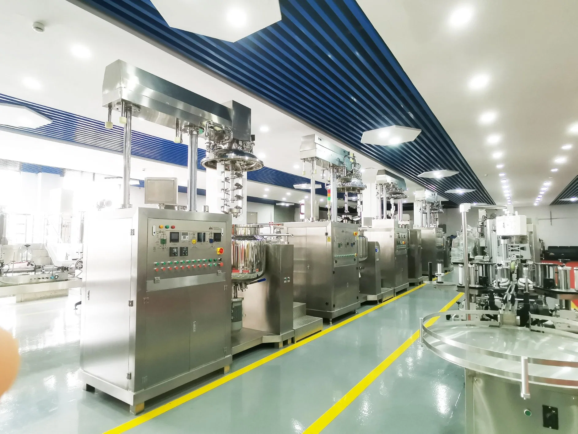 Máquina de emulsionar homogeneização de equipamento de mistura química Cosmtic e Daily