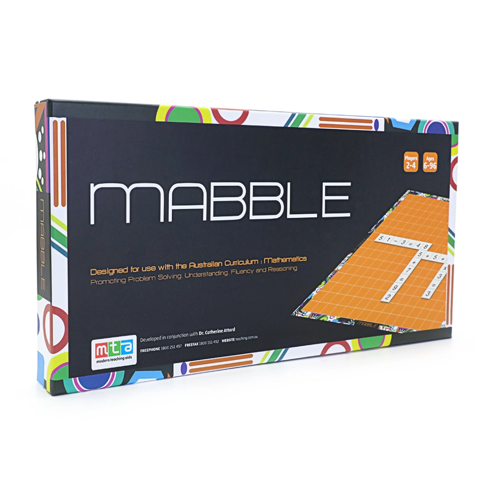 Juego de cajas de tarjetas de memoria Juego de papel de impresión personalizado Tabla de plástico Juegos de mesa Logical Smart