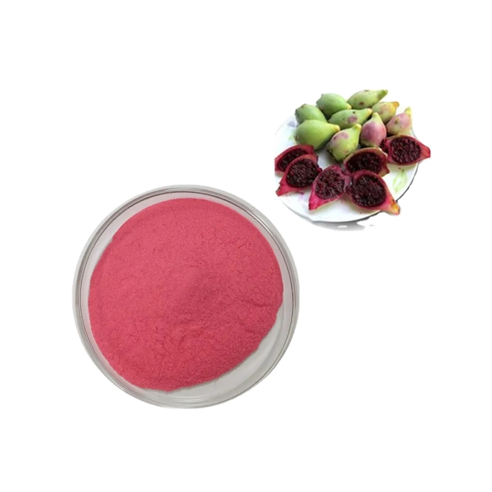 Higo Chumbo fruta de Cactus de polvo de color rojo púrpura antihistamínico