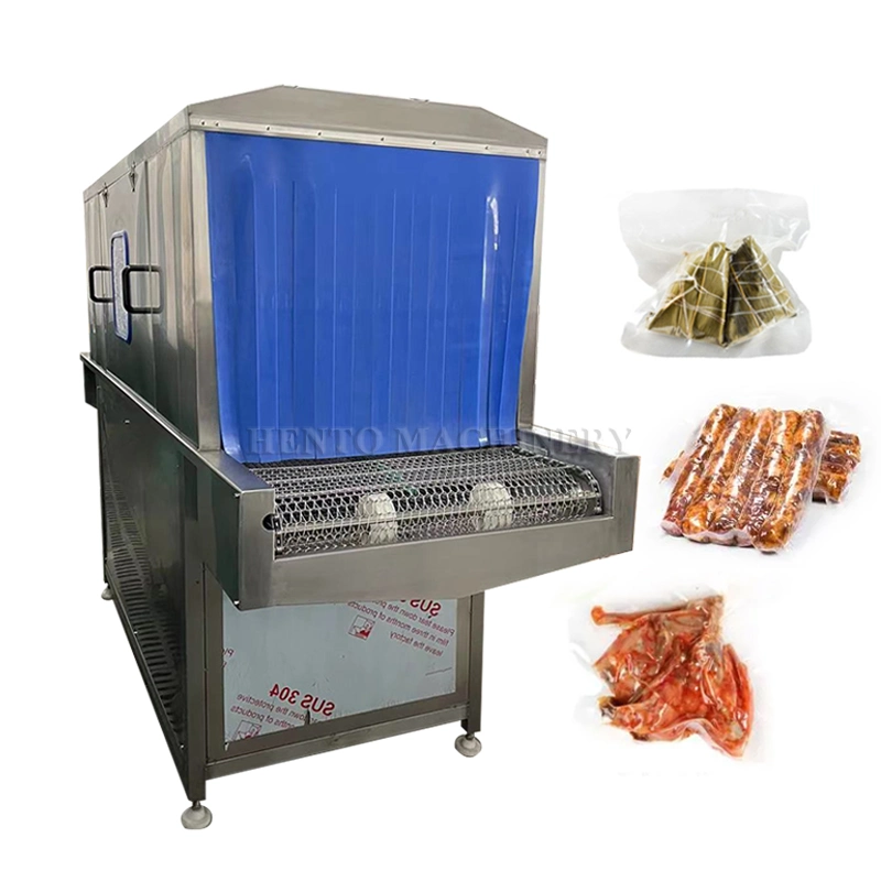 Tunnel Type Continuous Spray Sterilizer / Conveyor Food Outer Package Disinfectant Sprayer