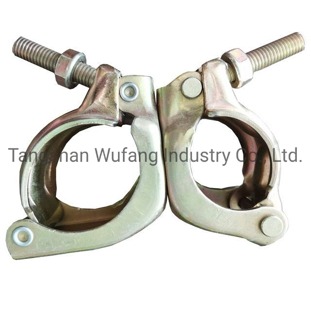 Pressed Scaffold Pipe Coupler JIS Korea 48.6mm Steel Double and Swivel Scaffolding Clamp