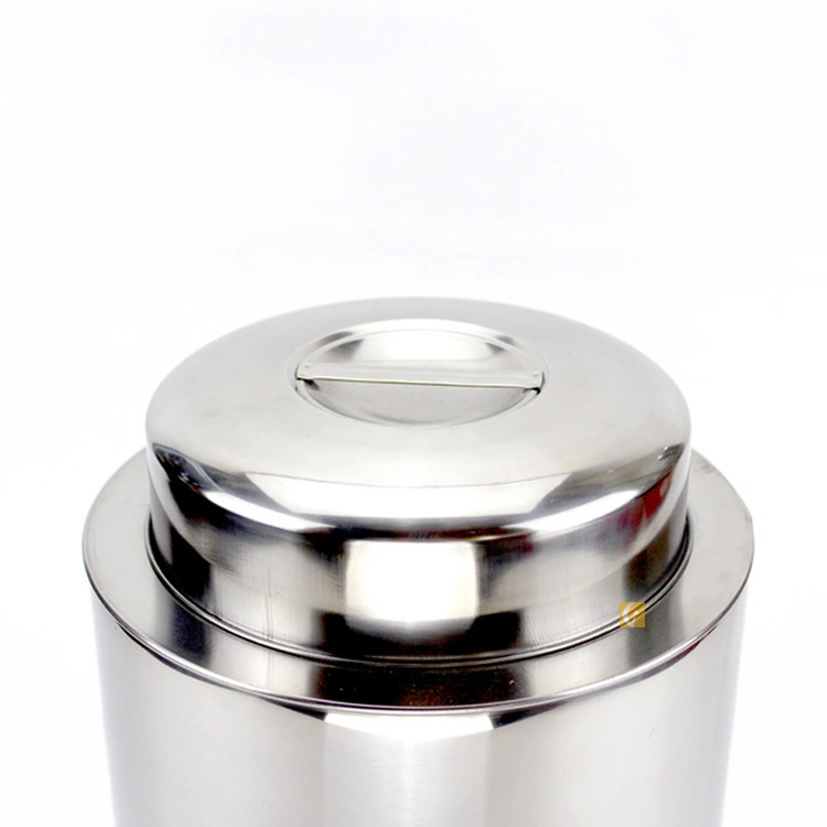 High quality/High cost performance  Hot Sale Tea Tin Can with Inner Lid 410 Stainless Steel Tea Caddy