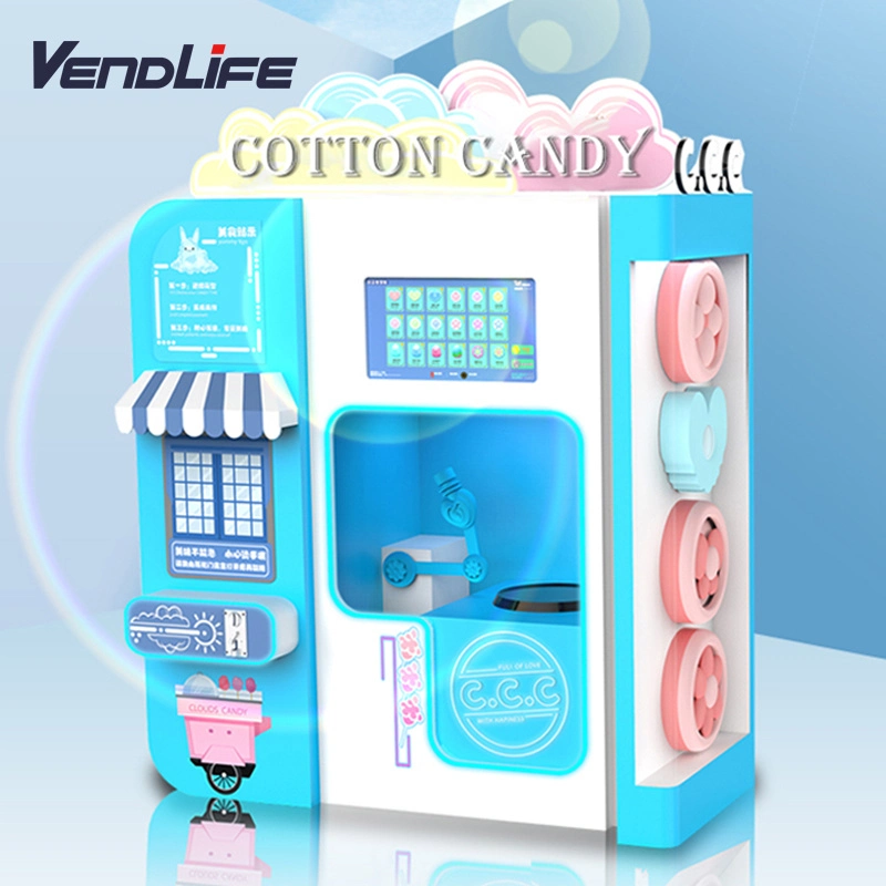 Cotton Candy Vending Machine eine Maschine für die Herstellung Marshmallows Geld machen Maschinen unternehmerische Projekte Unterhaltung Ausrüstung in Einkaufszentren