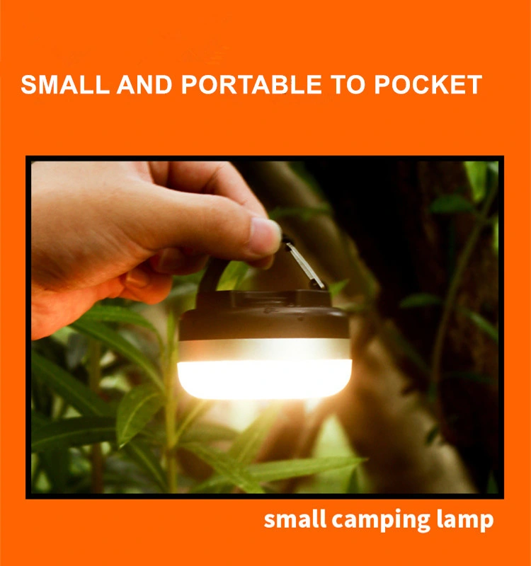 Wireless Outdoor 3-Color Light Sources Rechargeable LED Camping Light
