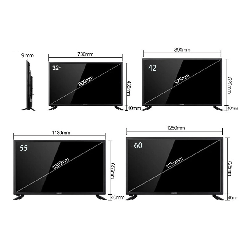 Wholesale/Supplier Factory New 32"42"43"50"55"65" Haut-parleurs Hi-Fi modèle musique écran LCD Écran analogique ou numérique téléviseur Smart LCD Android LED Téléviseur