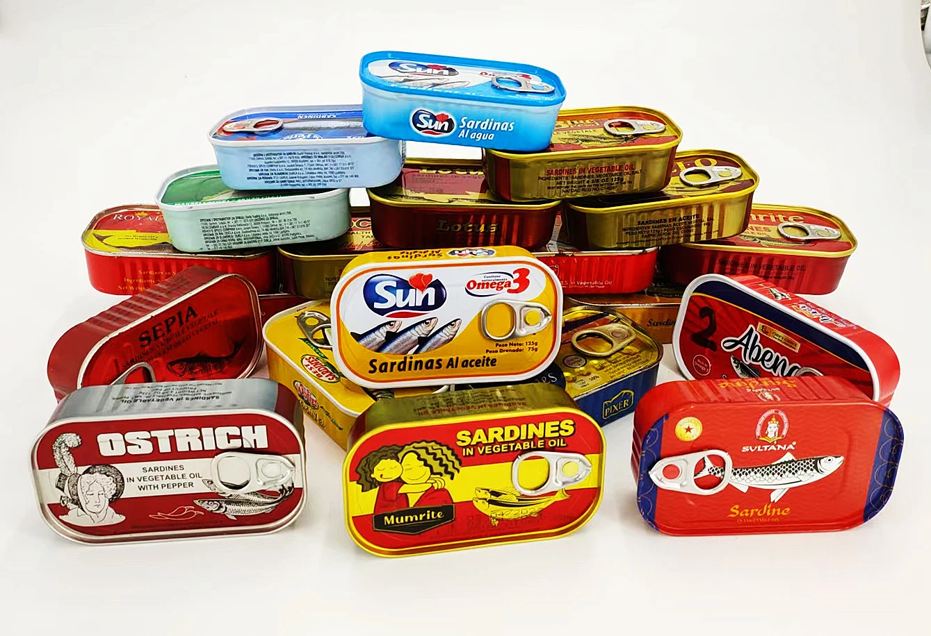 Famrite Brand in Stock Tin Sardine in Vegetable Oil 100% Canned Sardine