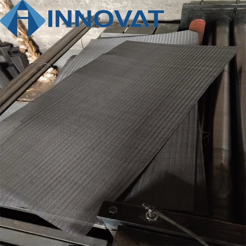 Black Iron Woven Cloth / Mild Steel Wire Mesh / Black Woven Wire Mesh