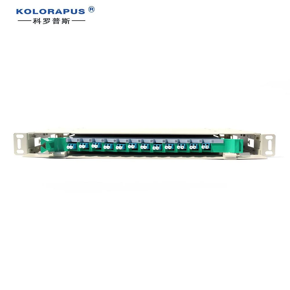 12-Port LC Fiber Optic Distribution Box Double LC-24 Core