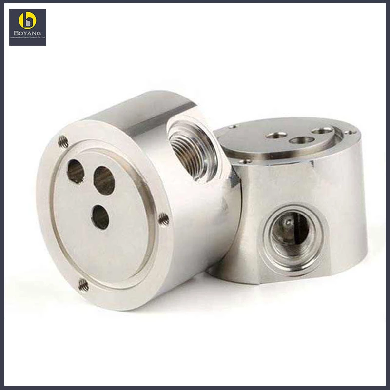 Metal Processing External Small Square Bore Steel Threaded Bushing CNC Turning Parts