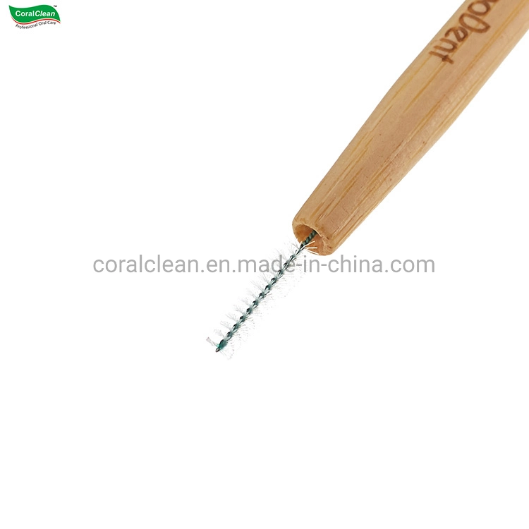 Biodegradable Bamboo Dental Box Gum Soft Interdental Brush Toothpick