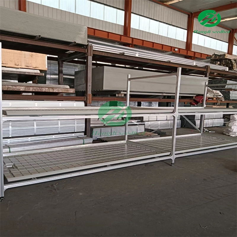 Multi Level Growing Rack System Vertical Rolling Benches with Tray for Medical Plants S3edbed Tarys