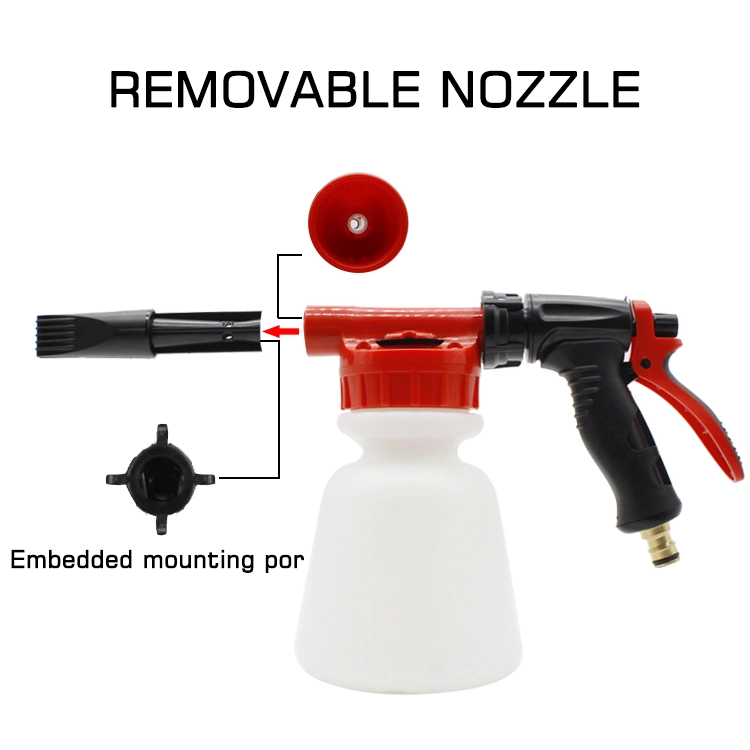 Homeuse Adjustable Portable Pressure Foam Water Gun Foam Blaster Car Wash Pot