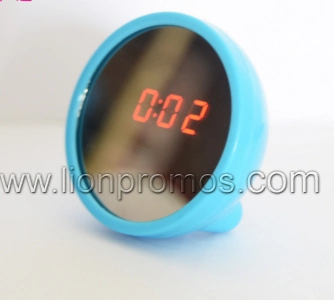 Lady Promotional Gift Creative Digital Clock with Mirror Function