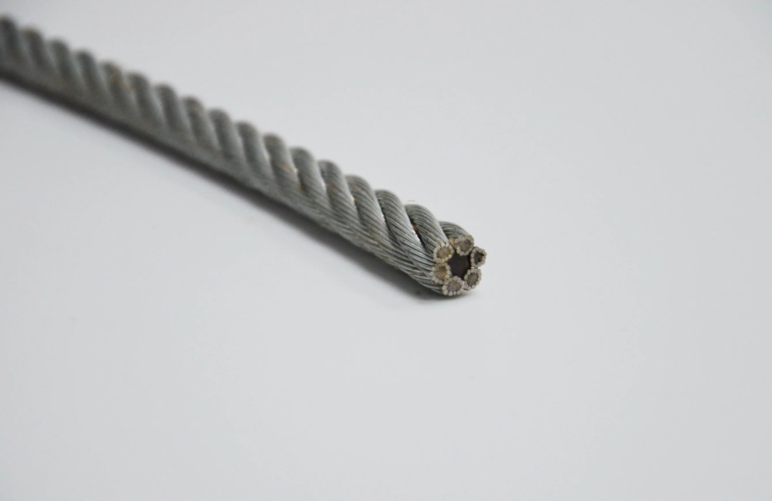 6X12 Cable Metálico de acero galvanizado para grúa