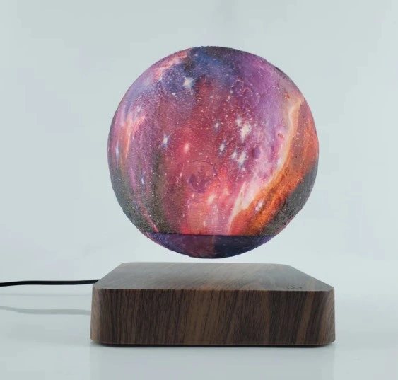 360 Magnetische Schwebung rotieren 3D Galaxis Mondlampe drucken Light for Promotion Geschenkartikel