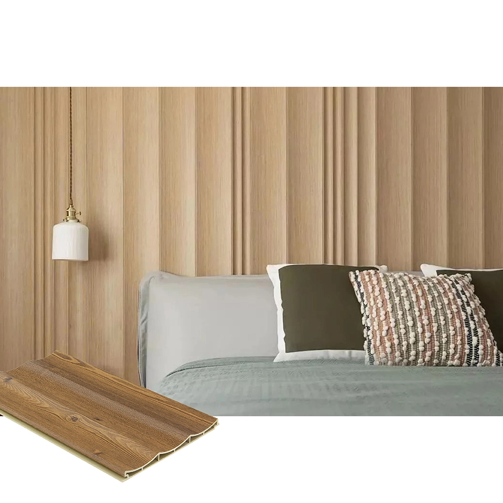 Revestimiento de madera sin costuras Interior Decorativo WPC Paneles de pared