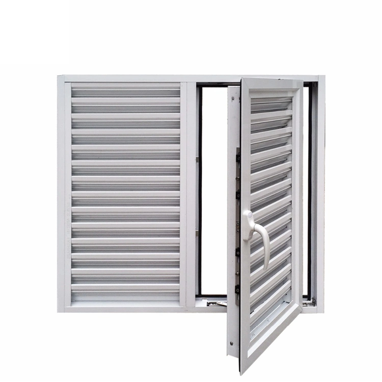 Personalizar el cristal templado de insectos escamoteable Ventana de fibra de vidrio Persianas de aluminio con rejilla para residencias antirrobo Oficina Taller de cuarto de baño