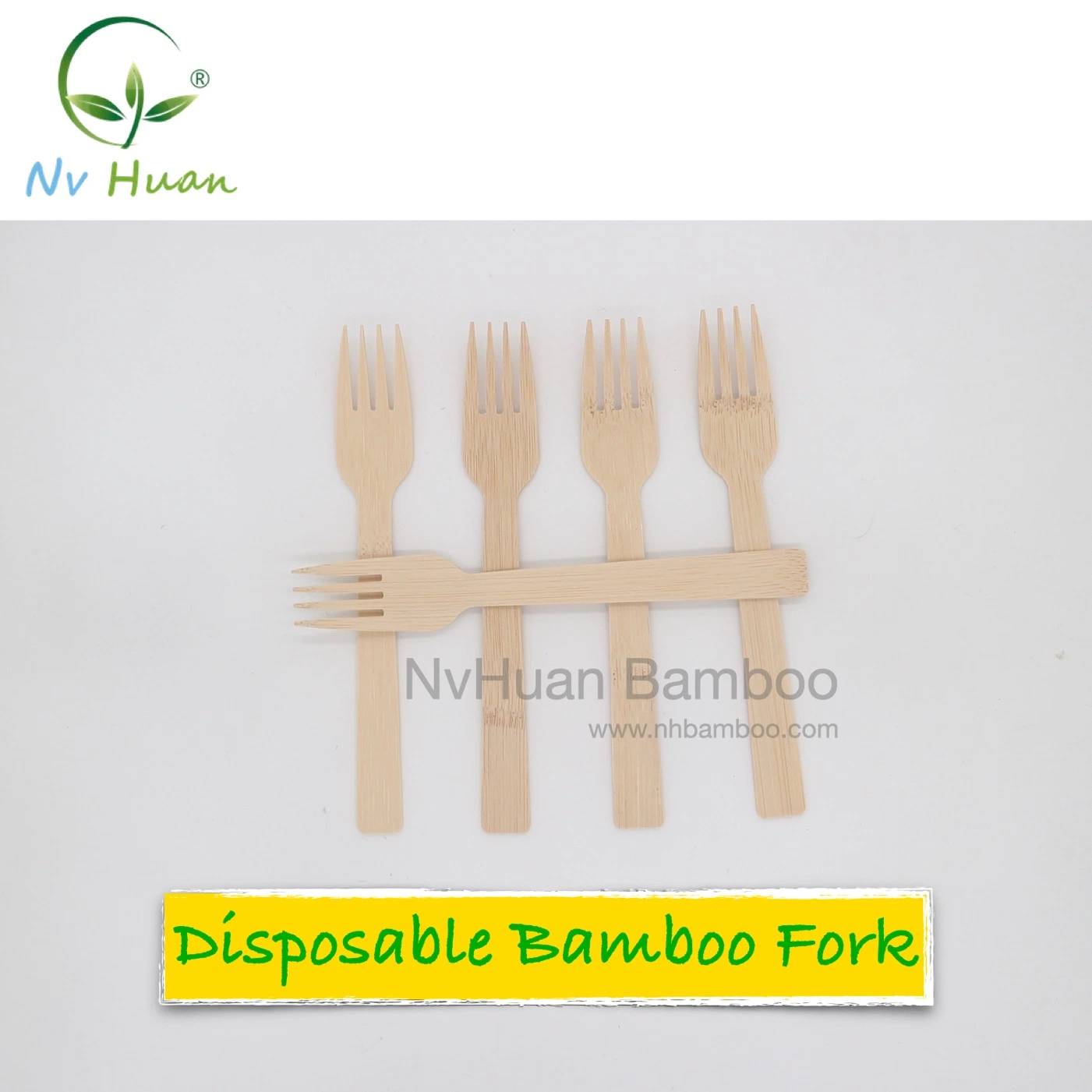 4 in 1 Cutlery Set Bamboo Fork