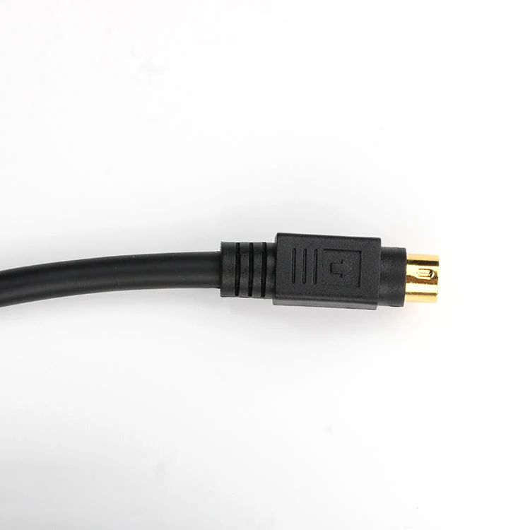 Hot Sale Customizable Mini DIN 4p Male to Male Electronic Equipment Network Signal Transmission Cable