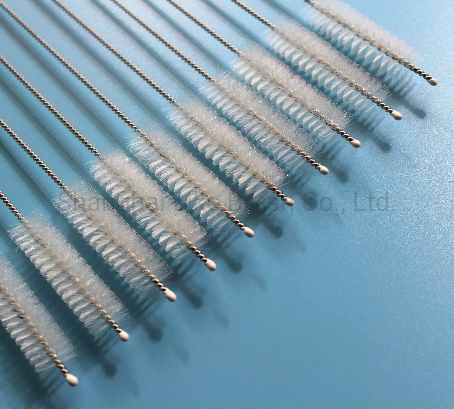 Small Nylon Bristle Medical Tube Cleaning Brushes