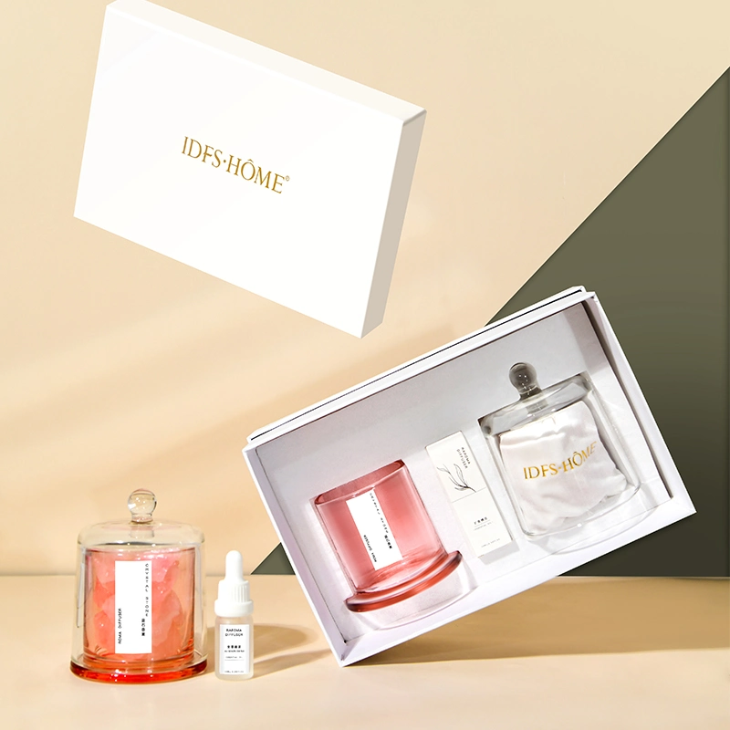 Vente en gros diffuseur de pierre de cristal forte aromathérapie Salt Rock diffuseur cadeau Définir