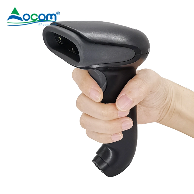 POS System Wireless Barcode Scanner 2.4G or Bt 1d Laser Scanner