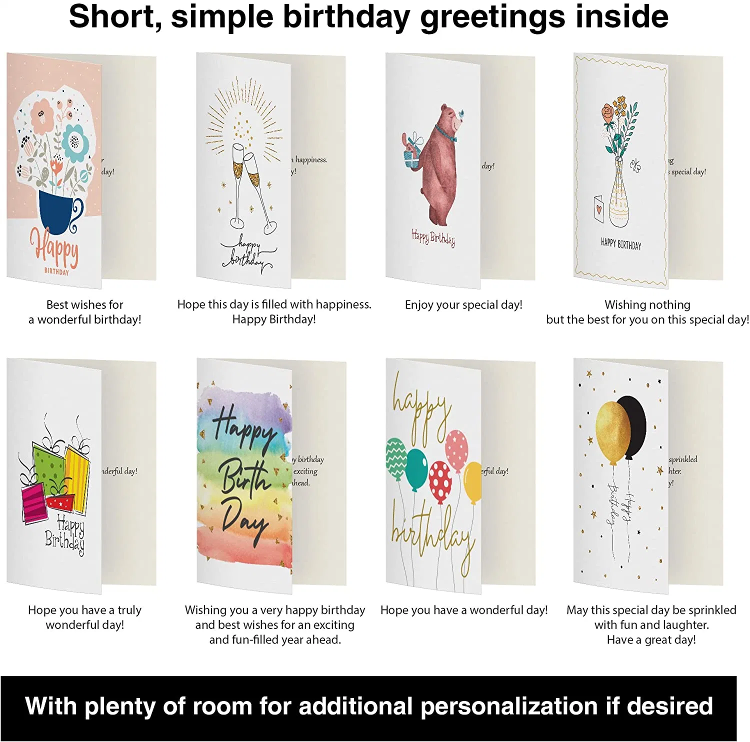 Custom Happy Birthday Thank You Cards Wholesale/Supplier Invitation Cards Wedding Greeting Card Paper Customized Card