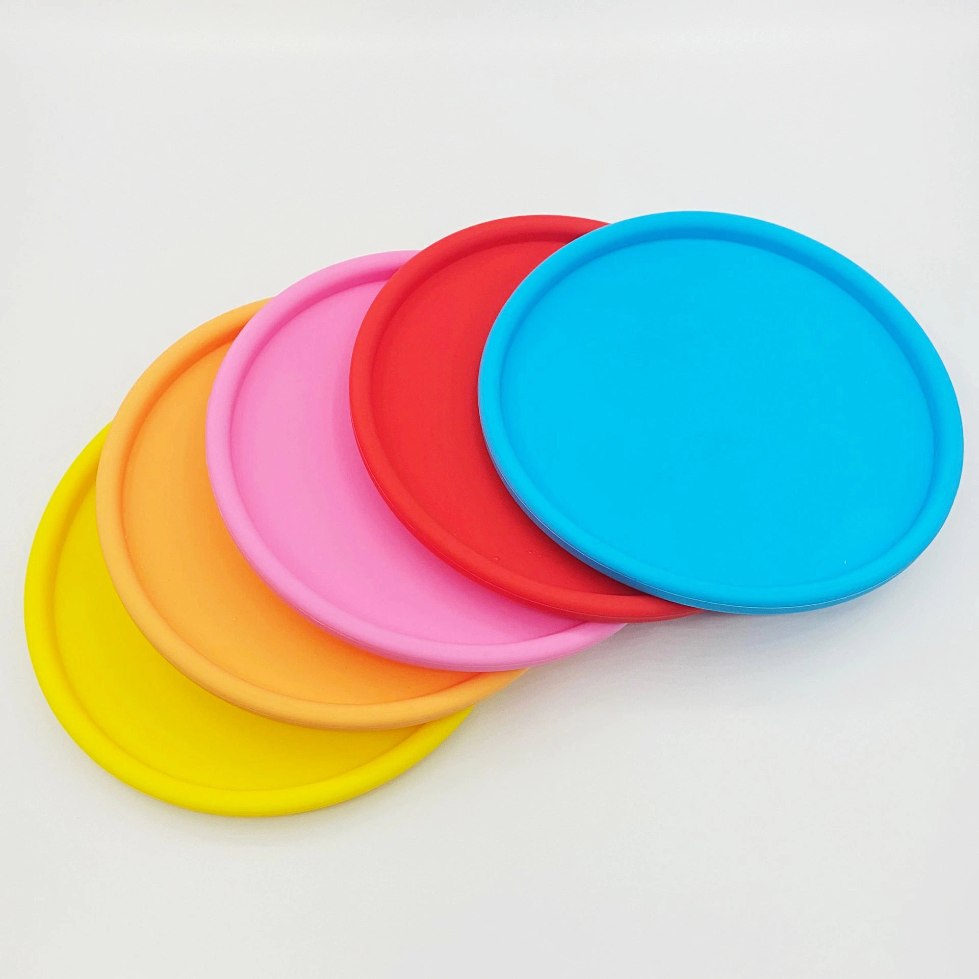 Pet Dog Training Soft Frisbee Throwing Flying Disc Silicone Teeth Fun Toy