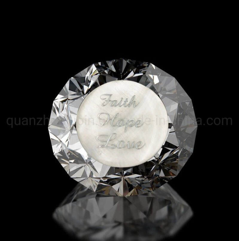 OEM Weihnachten Hochzeit Geschenk Englisch Schriftzug Crystal Diamond Ornamente