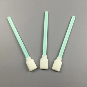 Lint Free Soft Foam Swab Stick for Optics Cleaning in Good Quality