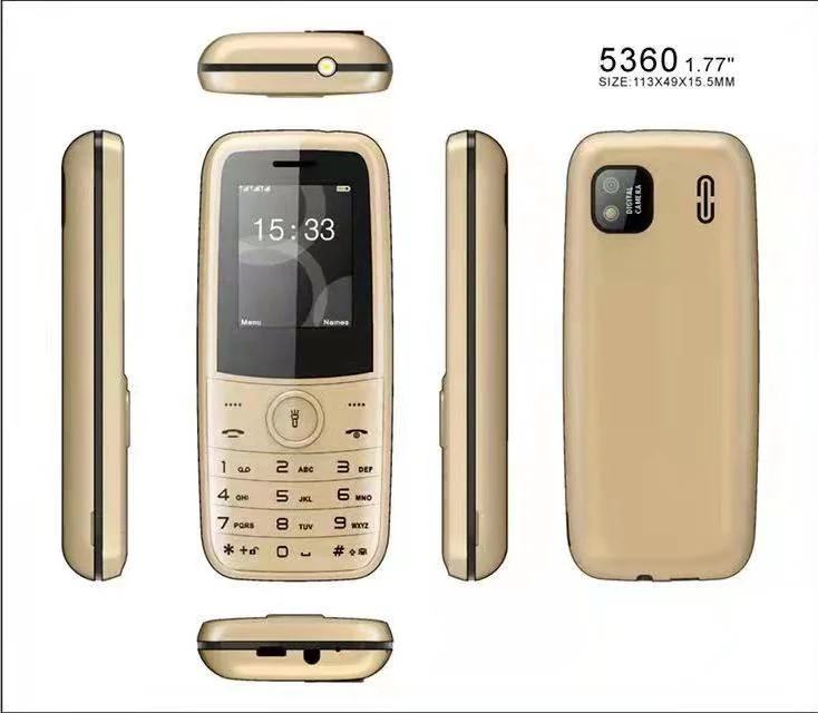 OEM 1.77 Inch Unlock 3G Keypad Mobile Smart Feature Phone with Facebook