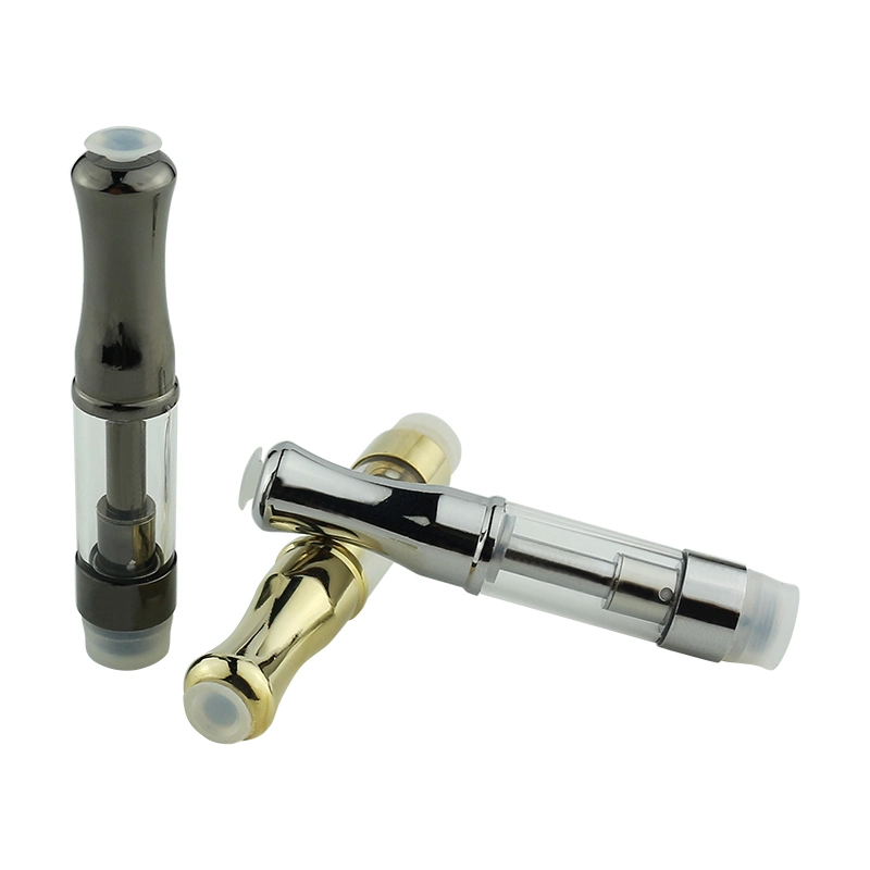 . 5ml 1.0ml Glass Ceramic Coil Atomizer Thick Oil Vaporizer Tank Disposable/Chargeable Vape Cartridge for Thick CO2 Oil