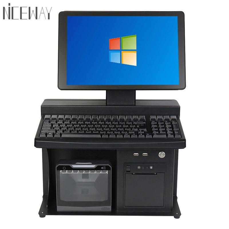 15.4" Windows True Flat Dual Screen All in One Channel Cash Register