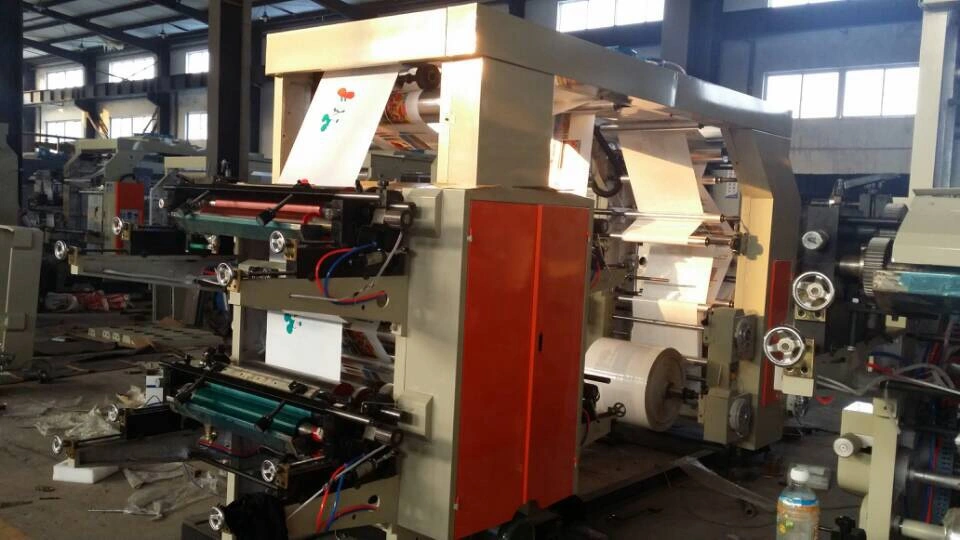 Six Colour Flexographic Stack Printing Machine