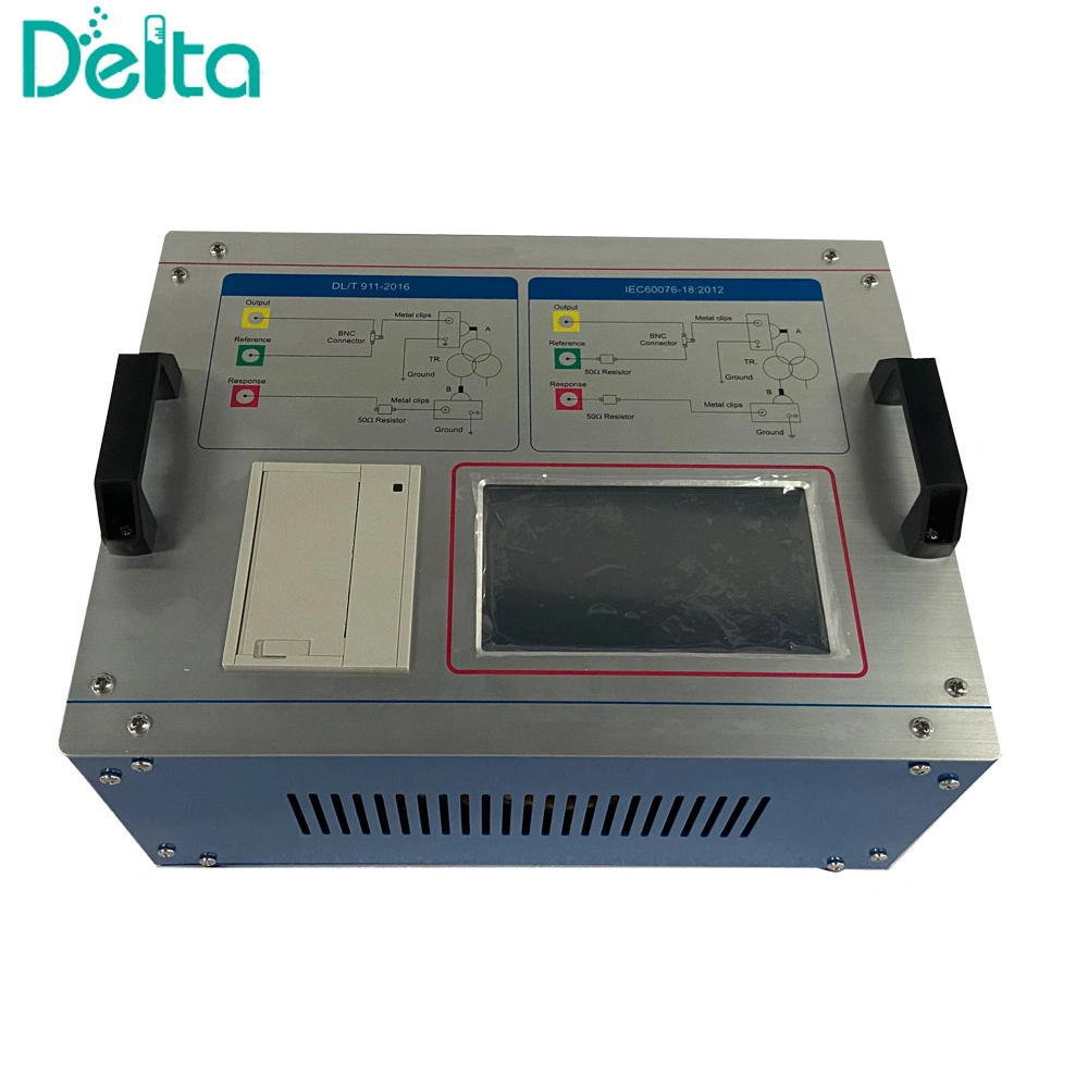 Instrument de diagnostic de déformation des enroulements de transformateur de puissance à réponse de fréquence de balayage.