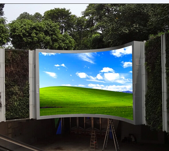 P4 de la publicidad comercial exterior pantallas de vídeo LED pantalla LED del panel de pared
