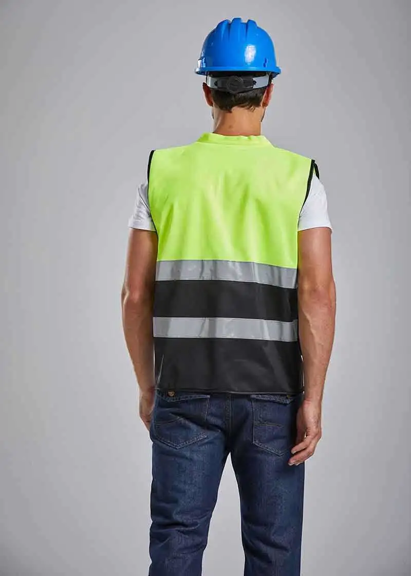 Customized Safety Construction Clothes High Visibility T Shirts Reflective Uniform Construction Industrial Working Safety Vest