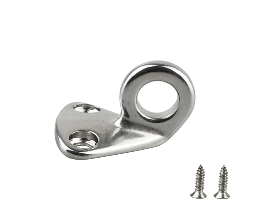 316 Stainless Steel Boat Fittings Fender Hooks Bathroom Wall-Mounted Door Metal Hanger Hook