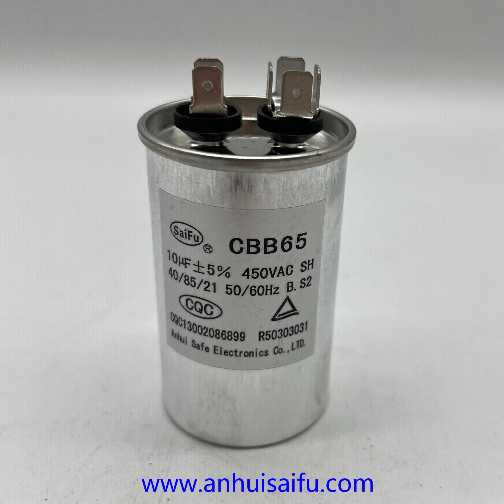 Cbb65 10 UF de condensador de funcionamiento del motor Inicio del condensador de aire acondicionado AC 660V/540V/450V/440V/370V/250V 50/60 Hz el 5%