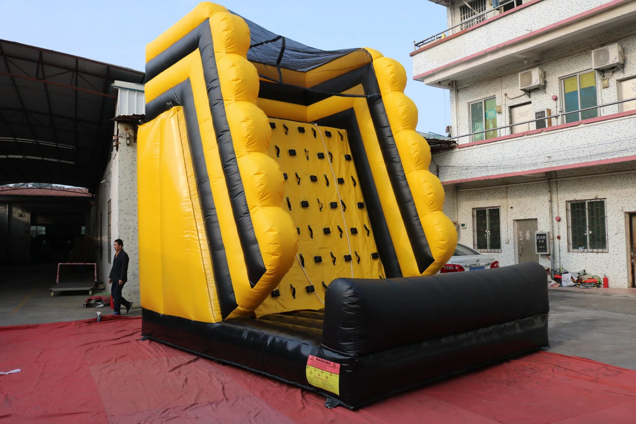 Good Quality Cheap Inflatable Water Slide Rock Climbing Sticky Wall